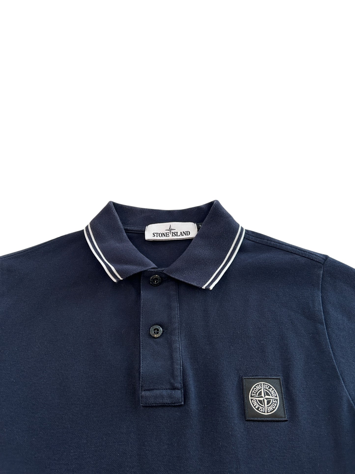 Stone Island pikétröja svart