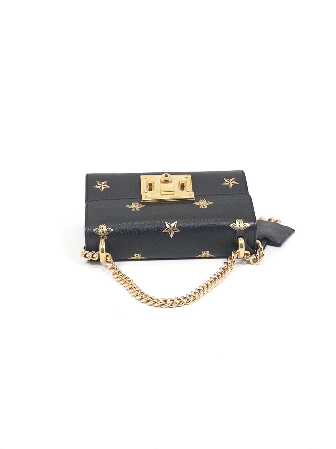 Gucci Padlock Star Bee Chain Bag
