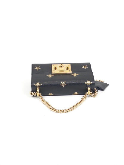 Gucci Padlock Star Bee Chain Bag