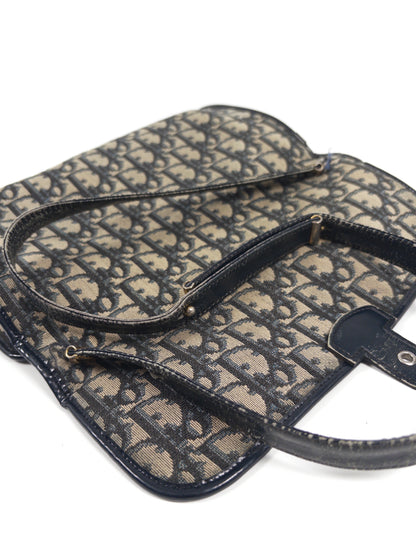 Christian Dior Trotter Canvas Shoulder Bag