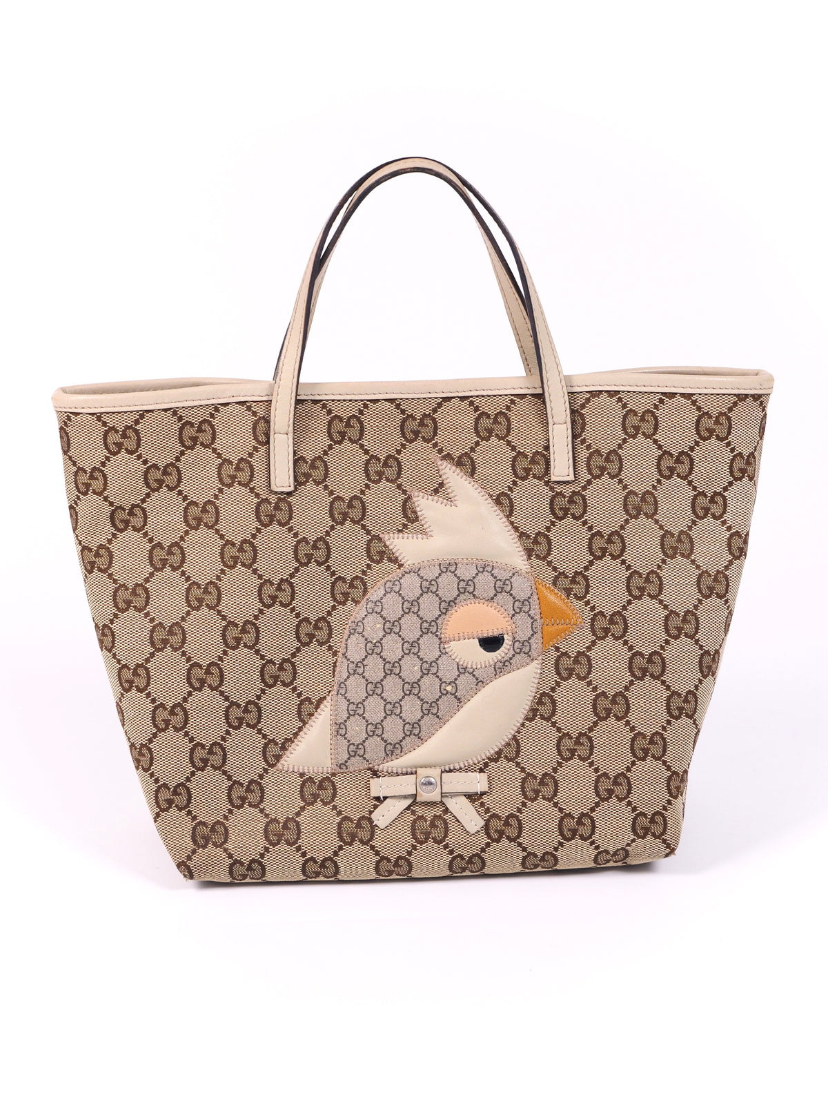 Gucci Pappagallo Parrot Tote Bag