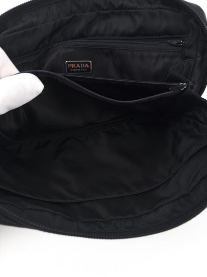 Prada Tessuto Nylon Medium Pouch Bag