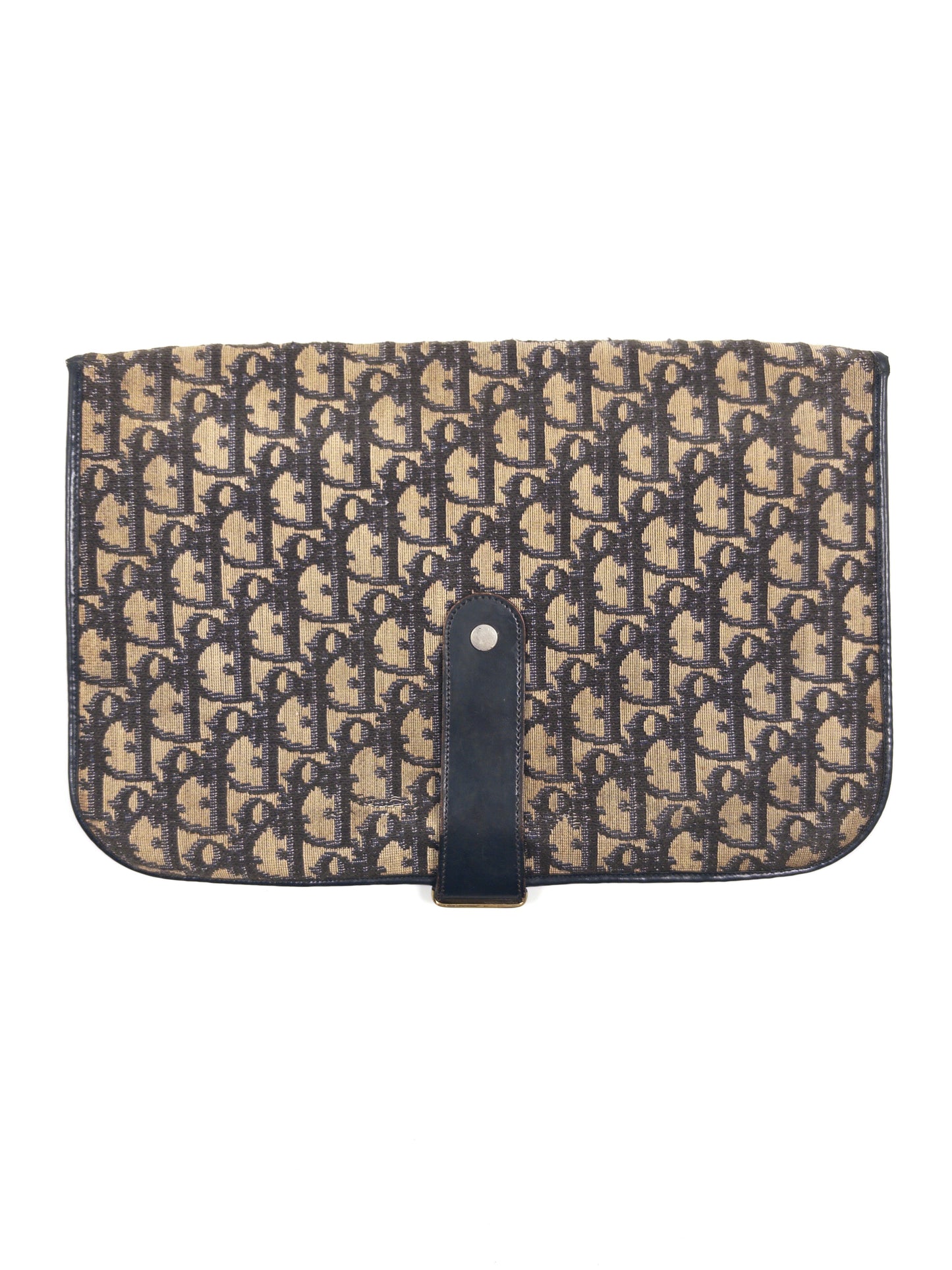 Christian Dior Oblique Canvas Clutch Bag