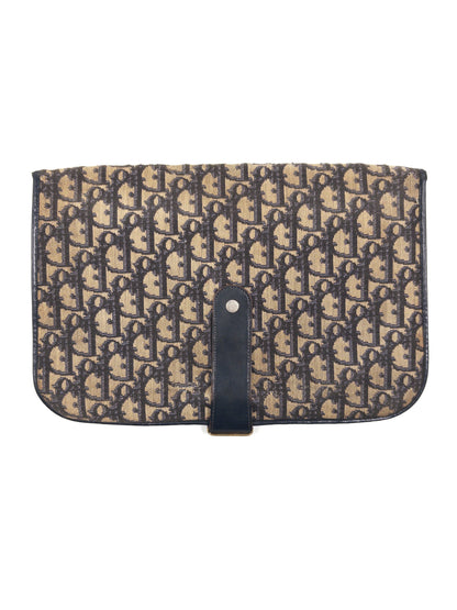 Christian Dior Oblique Canvas Clutch Bag