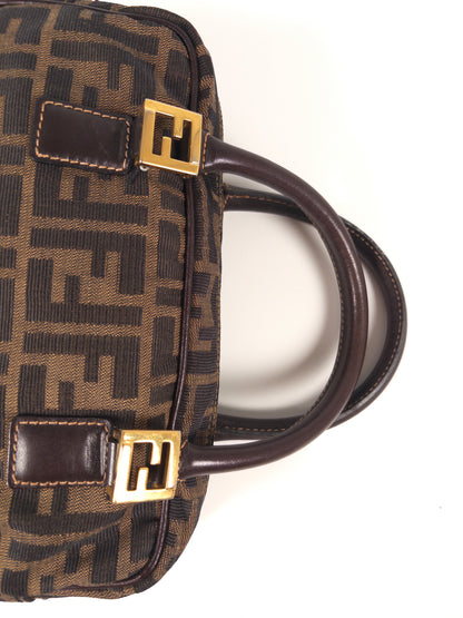 Fendi Zucca FF Top Handbag Vintage