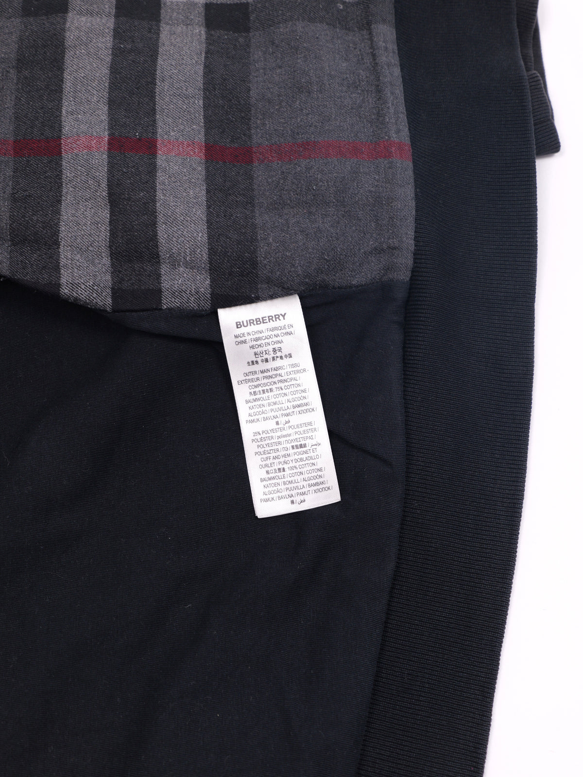 Burberry Check Zip Hoodie