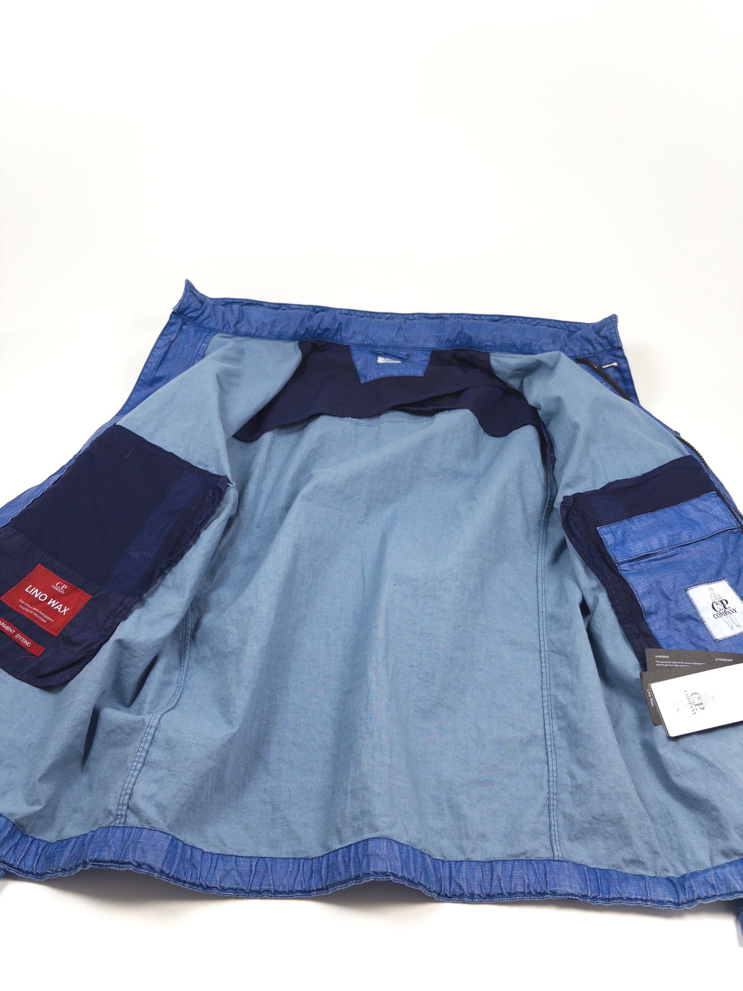 C.P. Company Lino Wax Blue Jacket