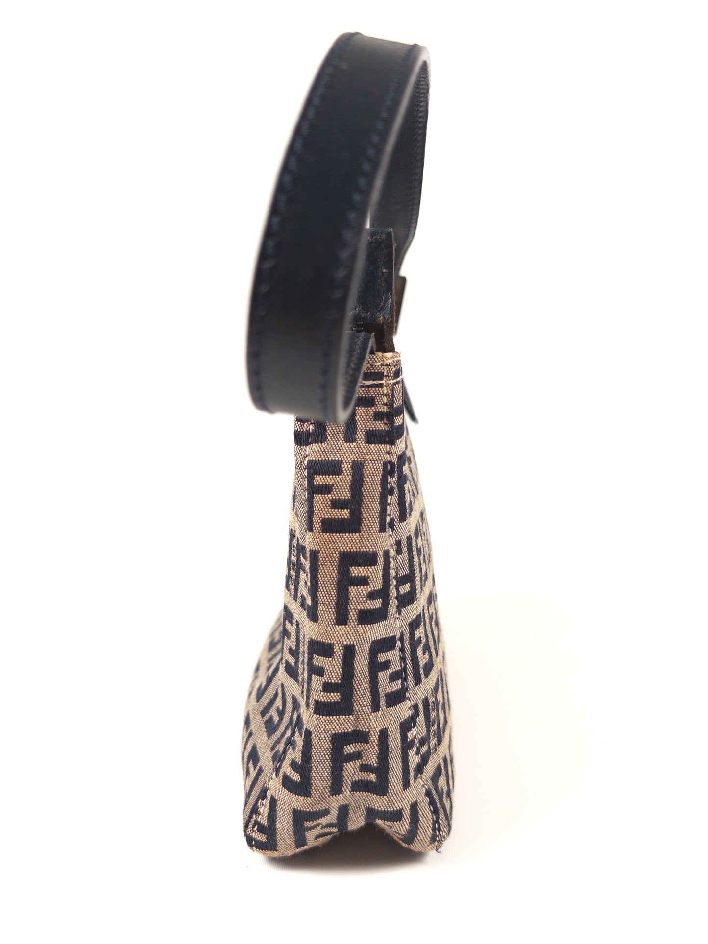 Fendi Zucchino FF Top Handle Bag