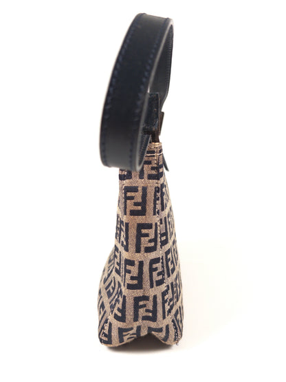 Fendi Zucchino FF Top Handle Bag
