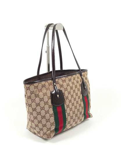 Gucci GG Canvas Web Jolicouer Tote