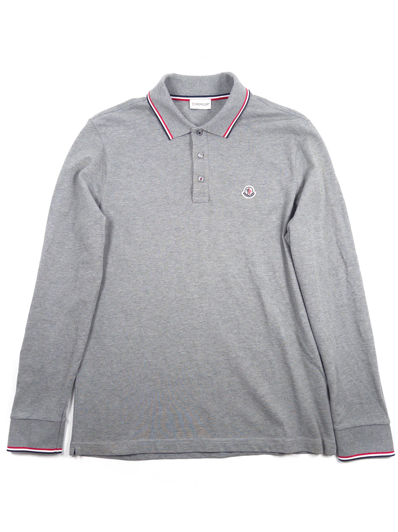 Moncler Long Sleeve Polo Shirt