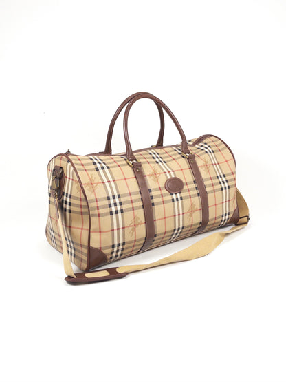 Burberry Nova Check Boston Bag