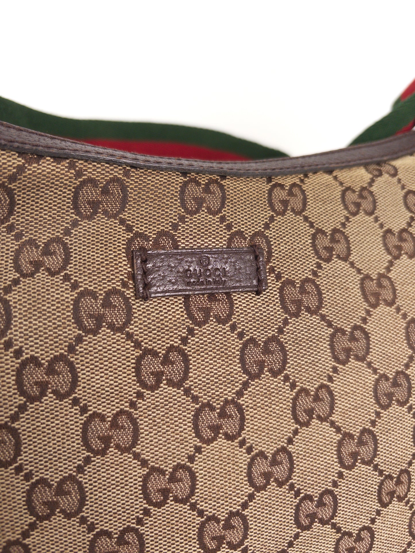 Gucci GG Canvas Sherry Line Shoulder Bag