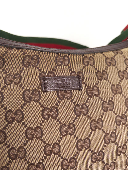 Gucci GG Canvas Sherry Line Shoulder Bag