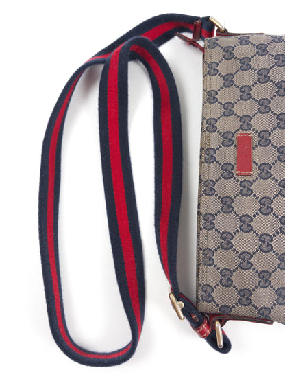 Gucci GG Crystal Sheline Canvas Shoulder Bag