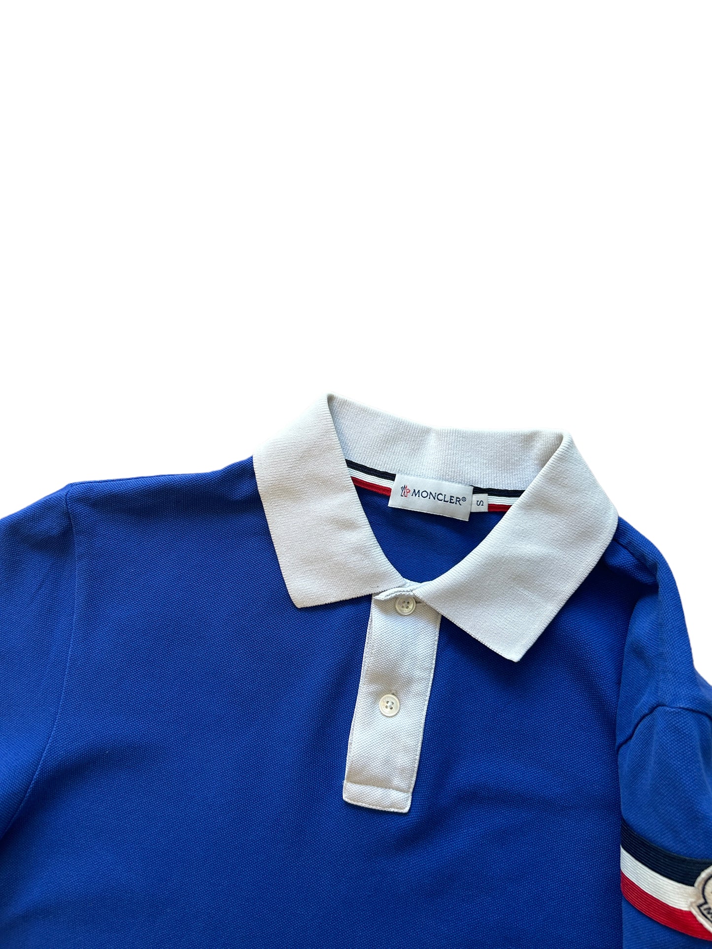 Moncler Royal Blue Polo Shirt