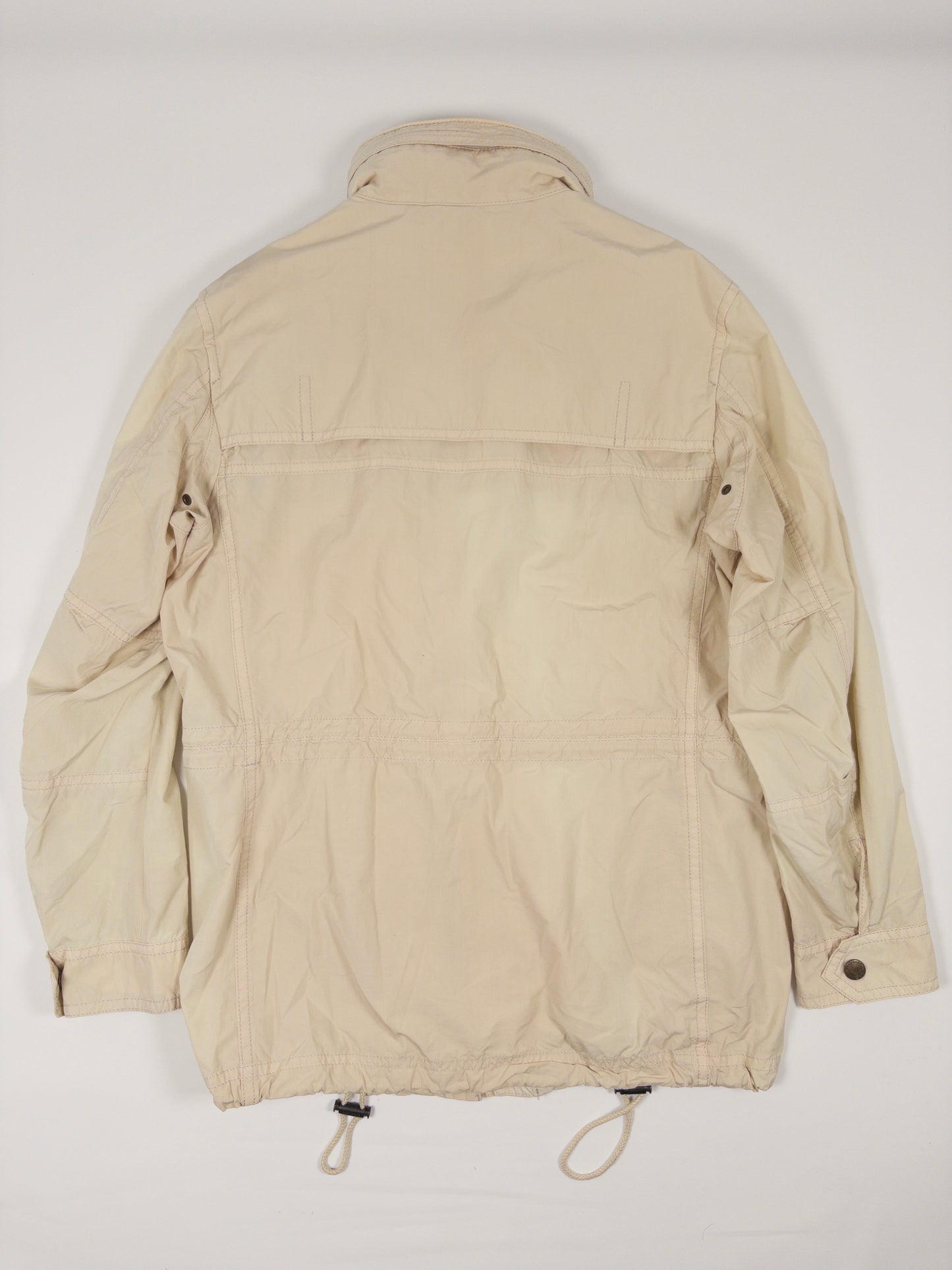 Burberry Hooded Field Jacket with Nova Check Pattern