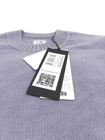 C.P. Company Cotton Chenille Crew Neck Sweatshirt - Lavender