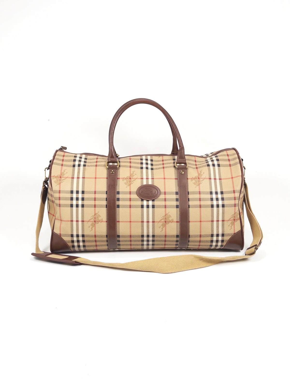 Burberry Nova Check Boston Bag