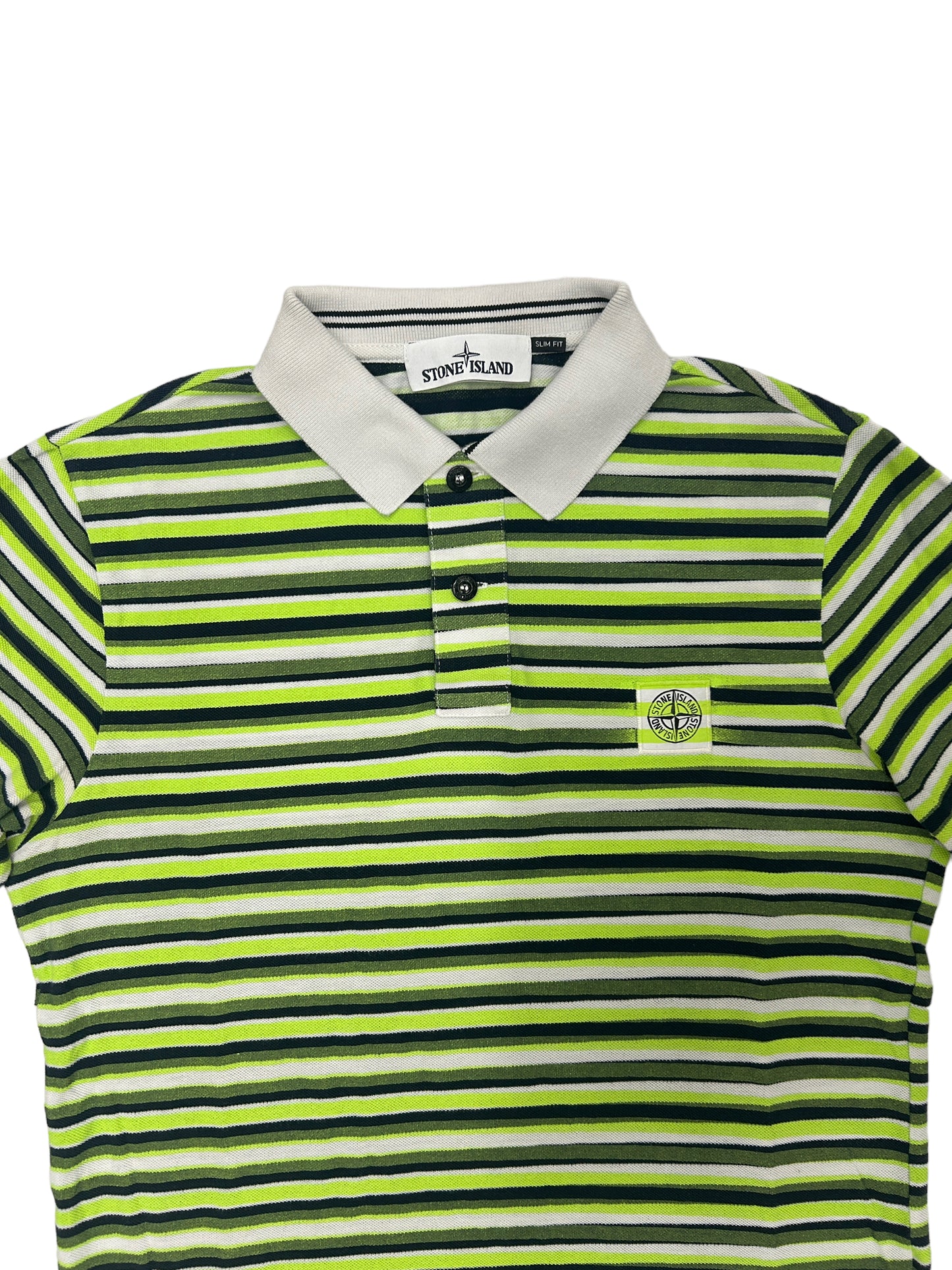 Stone Island Striped Polo Shirt