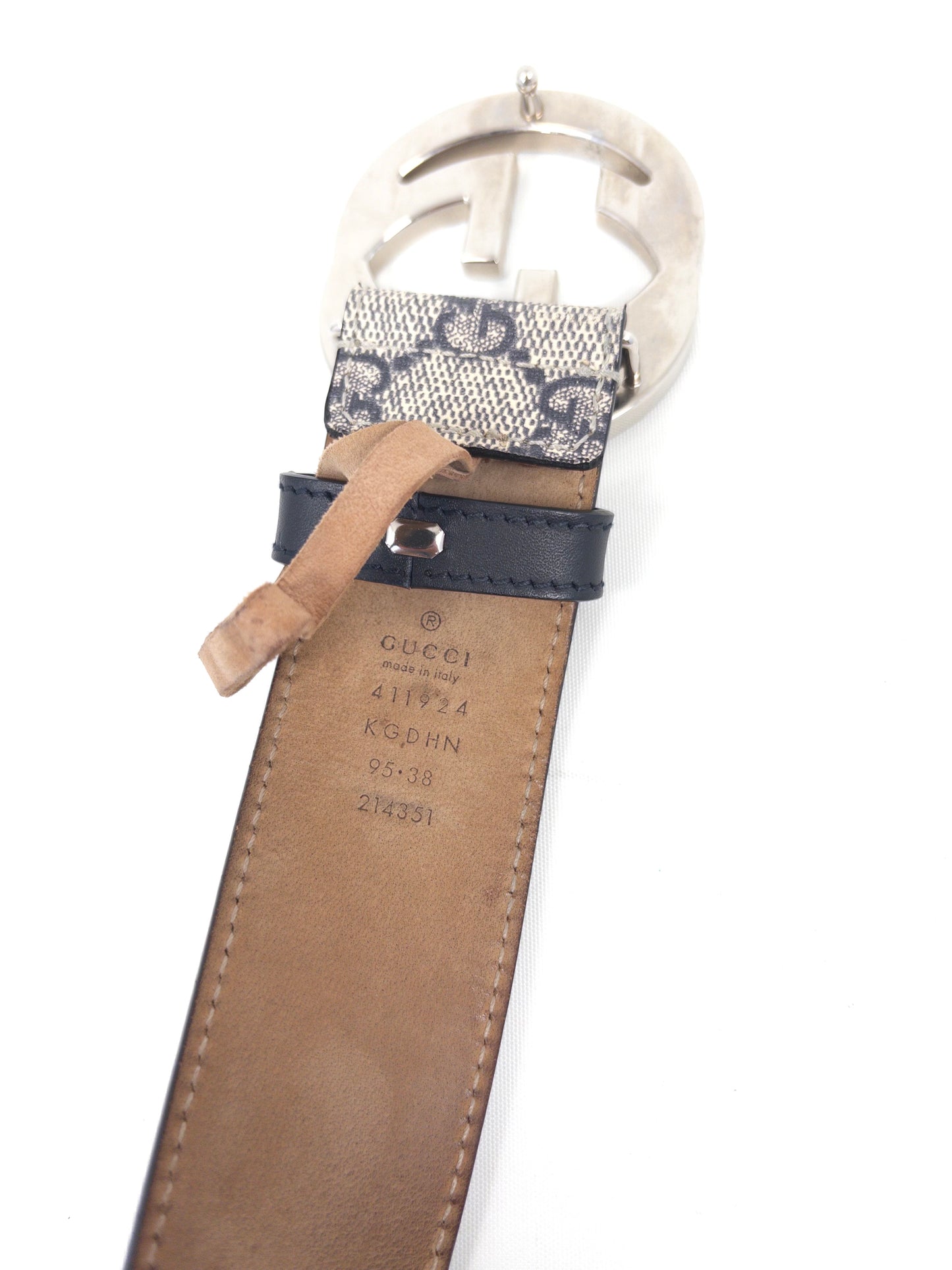 Gucci GG Signature Leather Belt