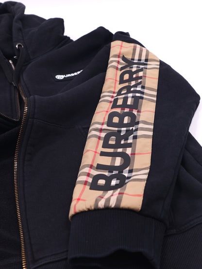 Burberry Black zip-up Hoodie