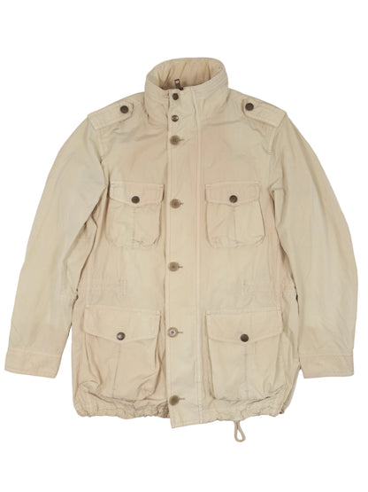 Burberry Hooded Field Jacket with Nova Check Pattern