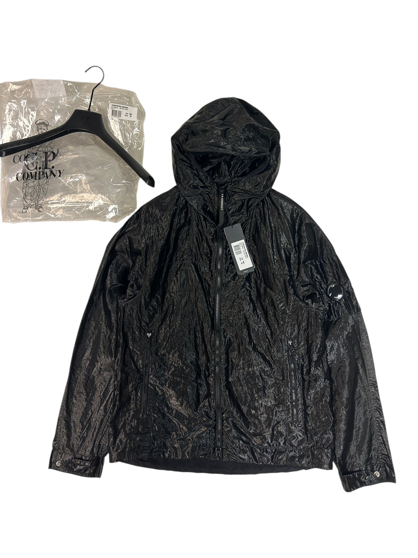 CP Company Svart Kan-D Shell Huvjacka