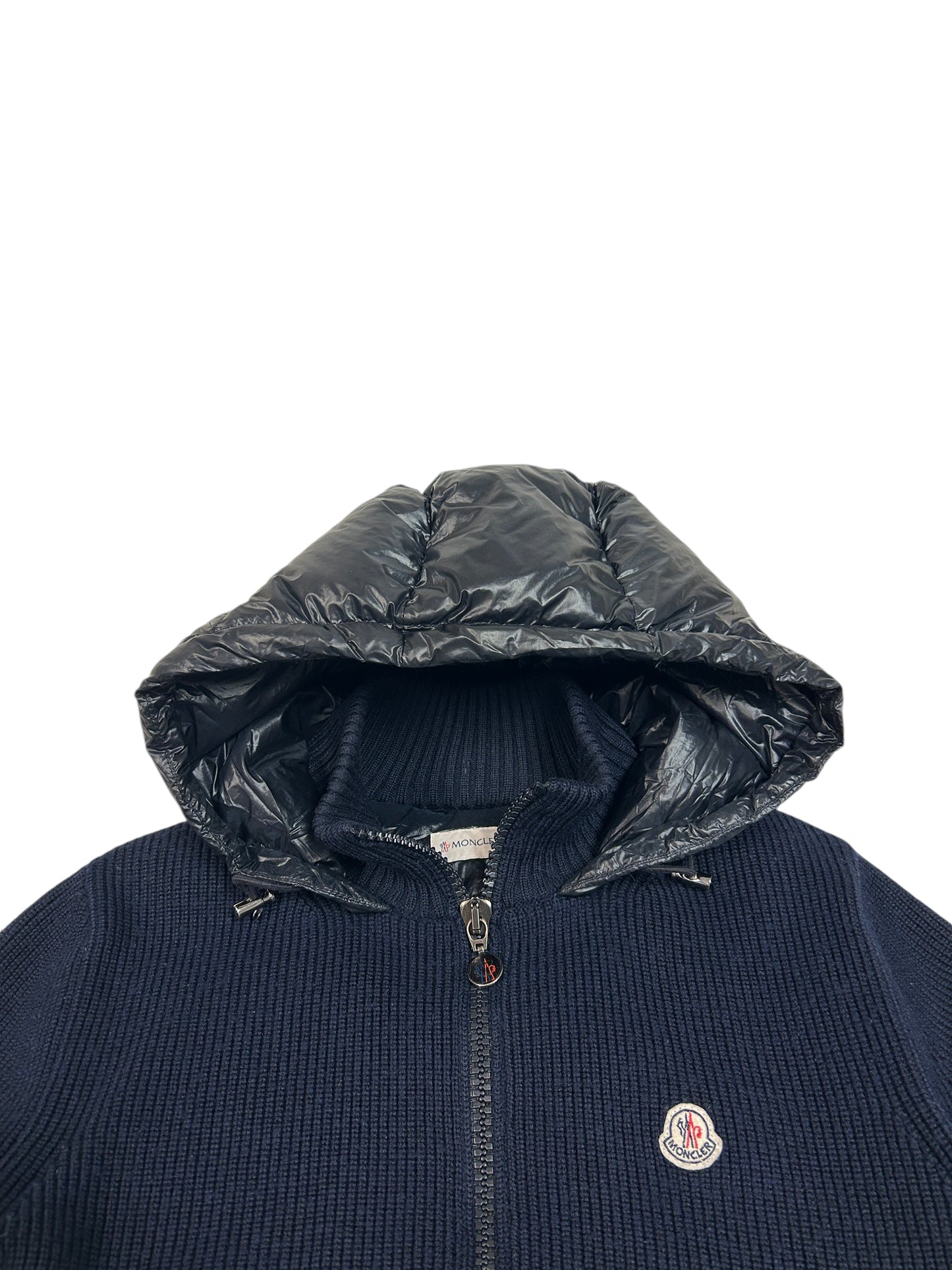 Moncler Down Cardigan Navy