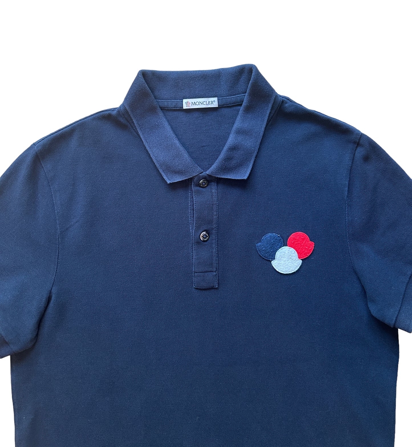 Moncler Triple Logo Polo Shirt