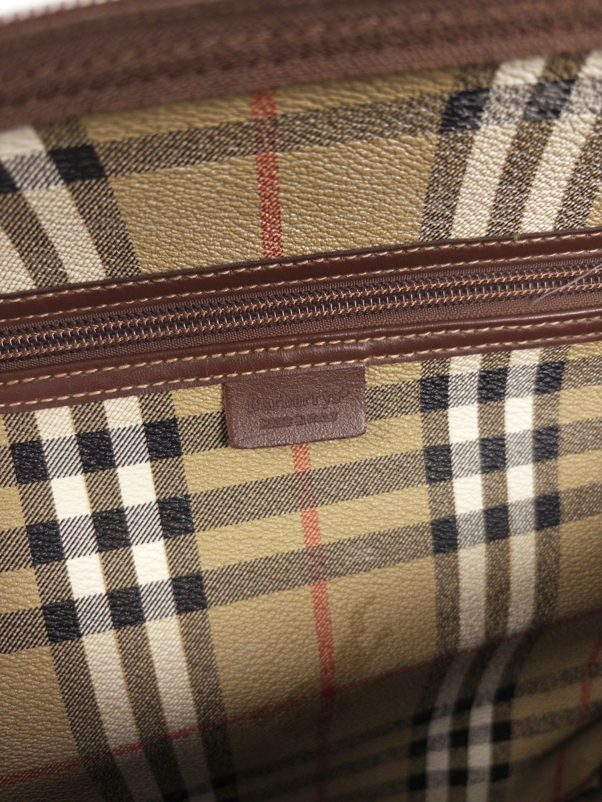 Burberry Nova Check Boston Bag