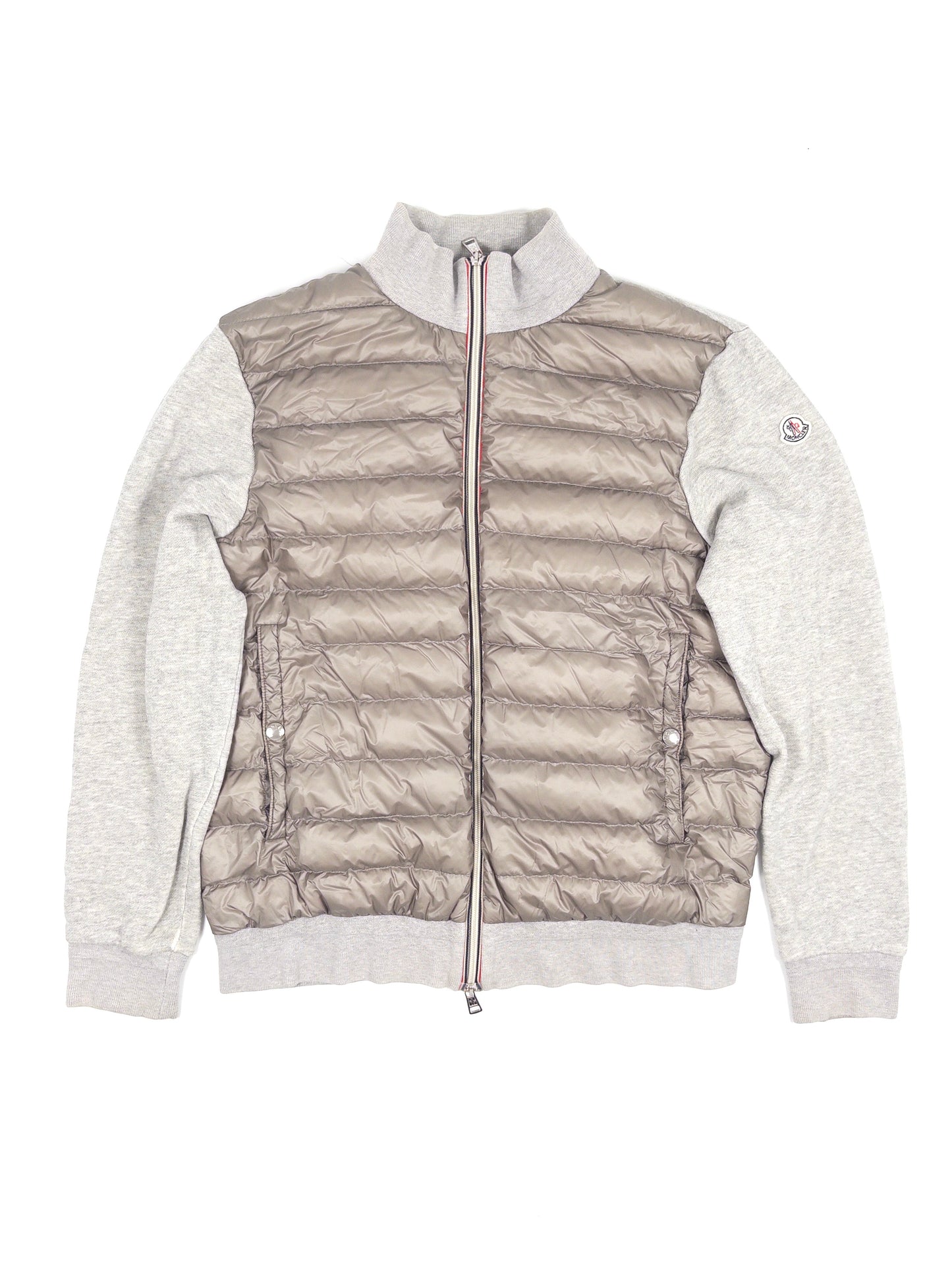 Moncler Tricolor Down Cardigan