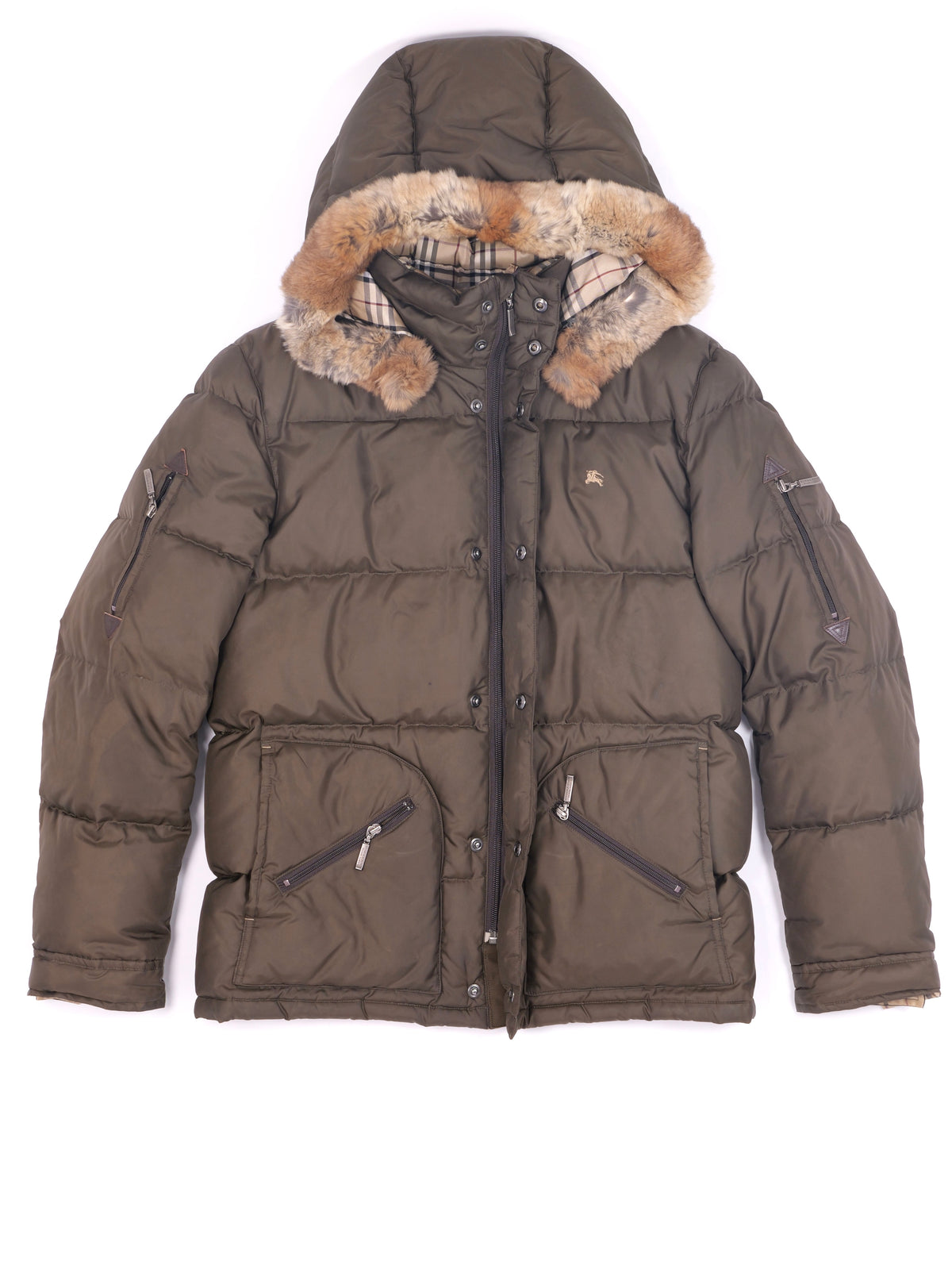 Burberry Nova Check Down Jacket