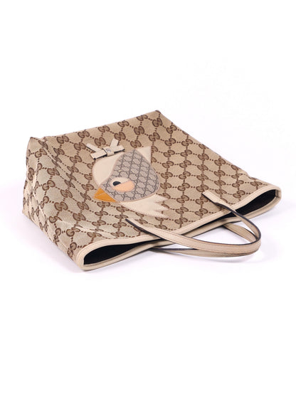 Gucci Pappagallo Parrot Tote Bag