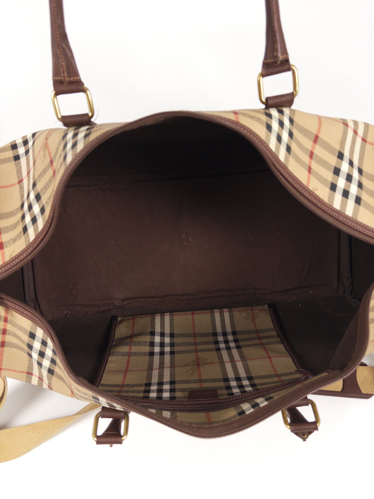Burberry Nova Check Boston Bag