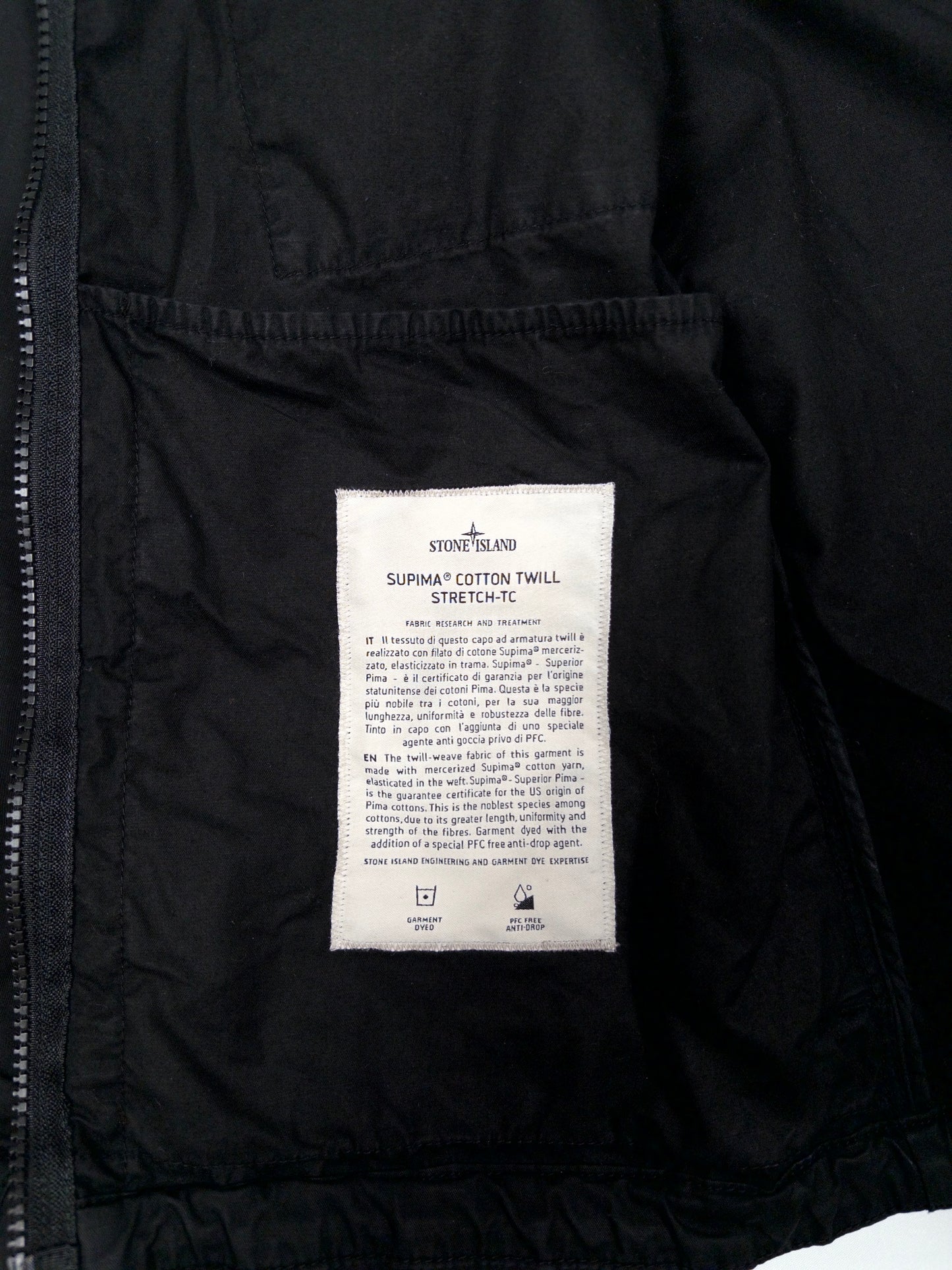 Stone Island Supima Cotton Twill Stretch-TC Jacket