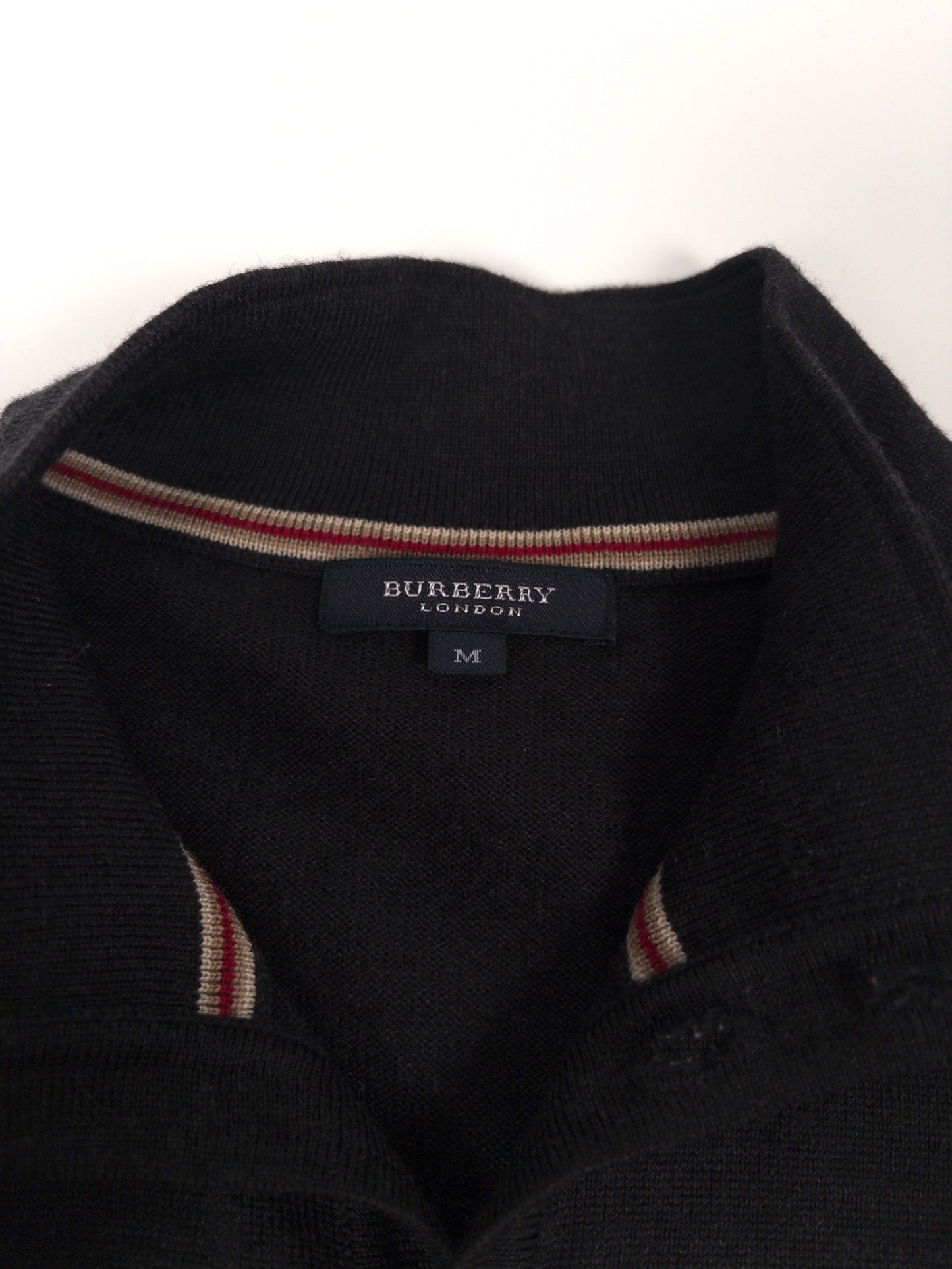 Burberry Wool Polo Knit Sweater