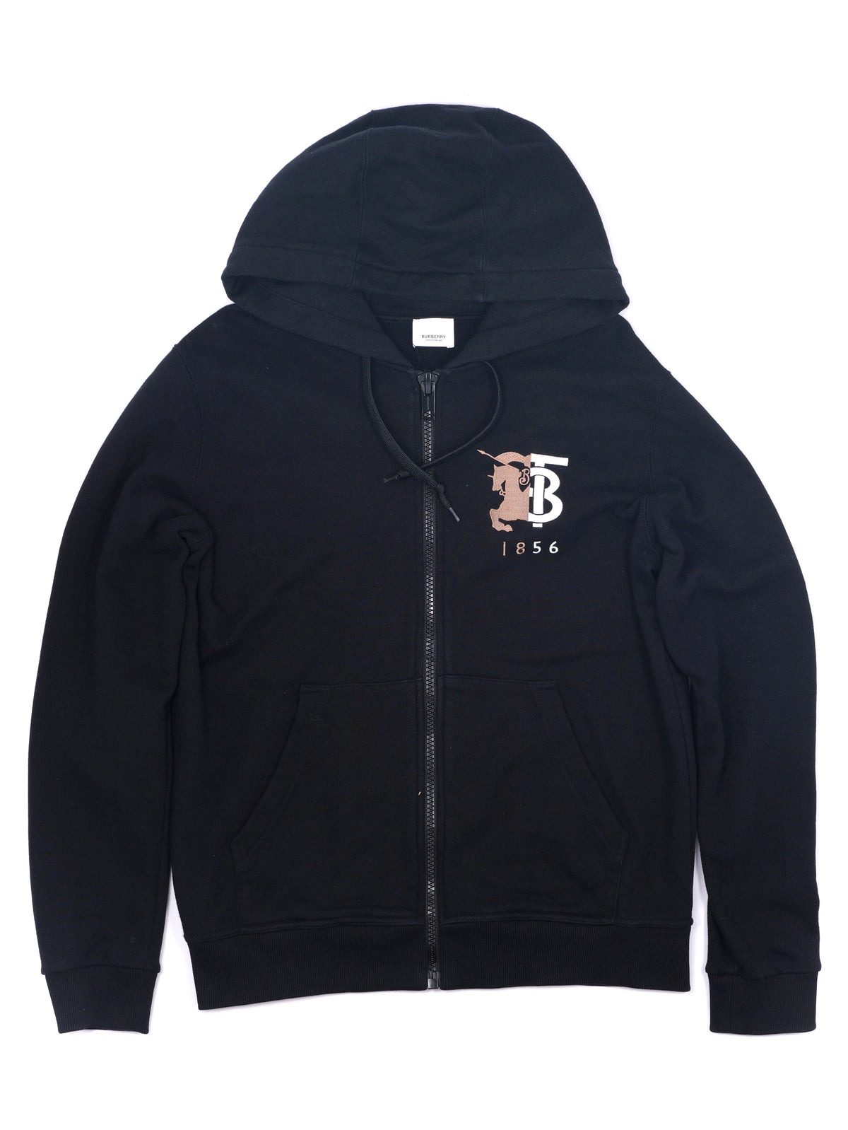 Burberry Embroidery Zip Hoodie