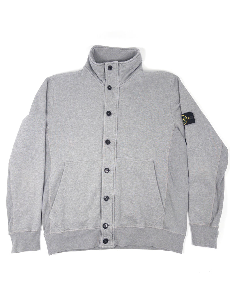 Stone Island Button Sweatshirt (Fits XXL)