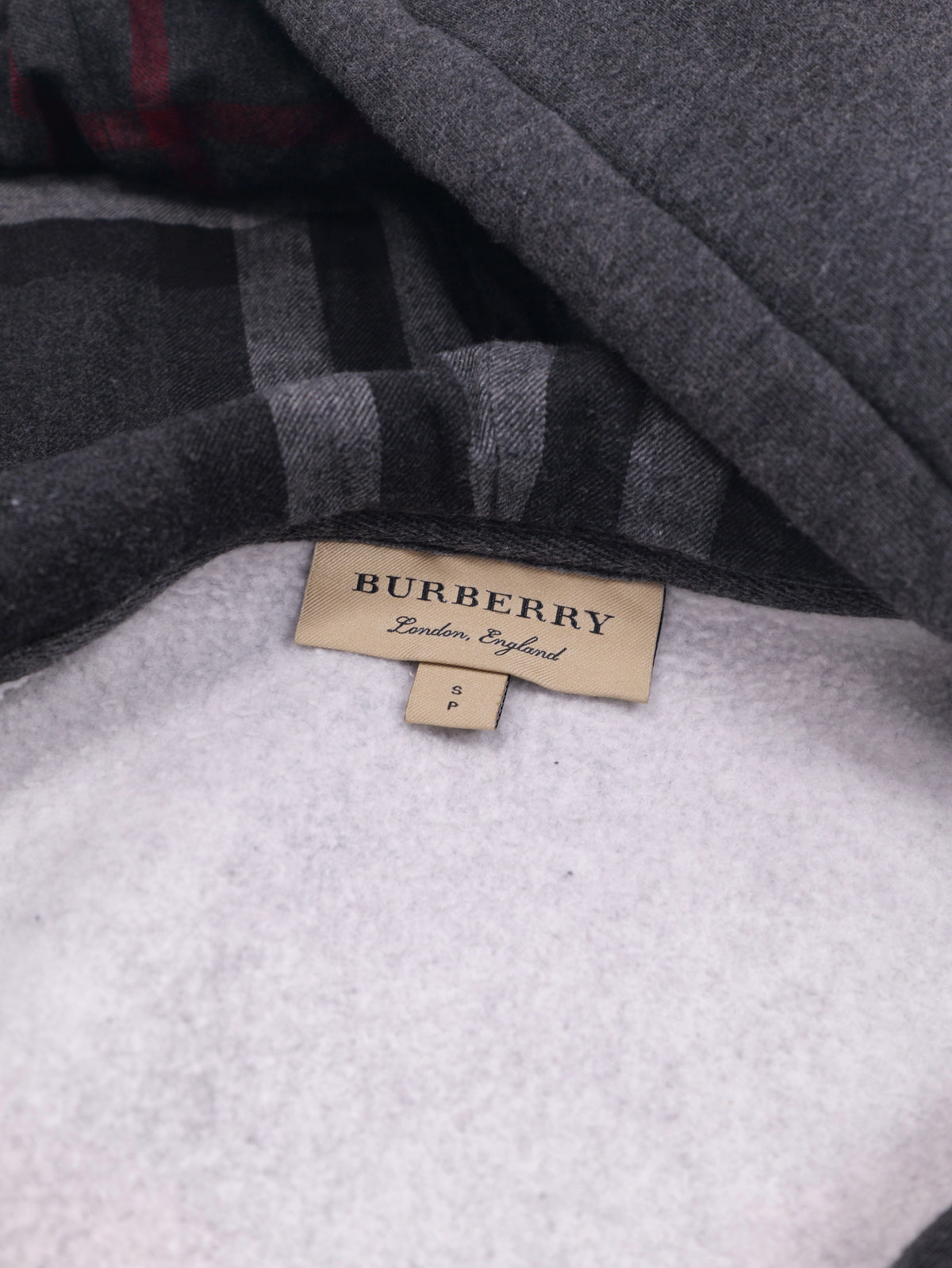 Burberry Check Zip Hoodie W Tags