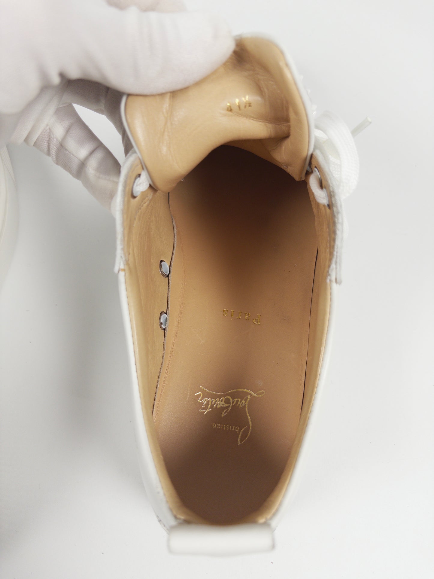 Christian Louboutin Junior Spike Sneaker (EU 43.5