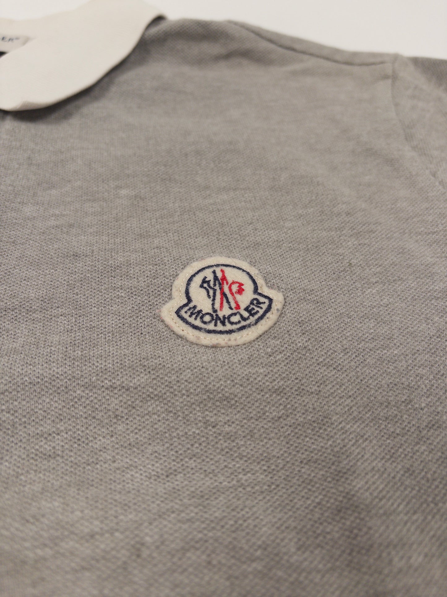 Moncler Polo Shirt Grey (Fits M)