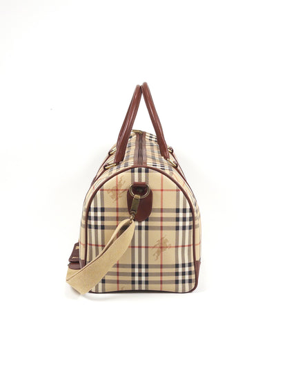 Burberry Nova Check Boston Bag