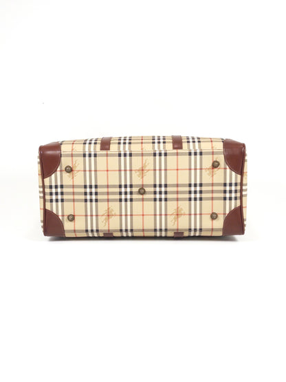 Burberry Nova Check Boston Bag