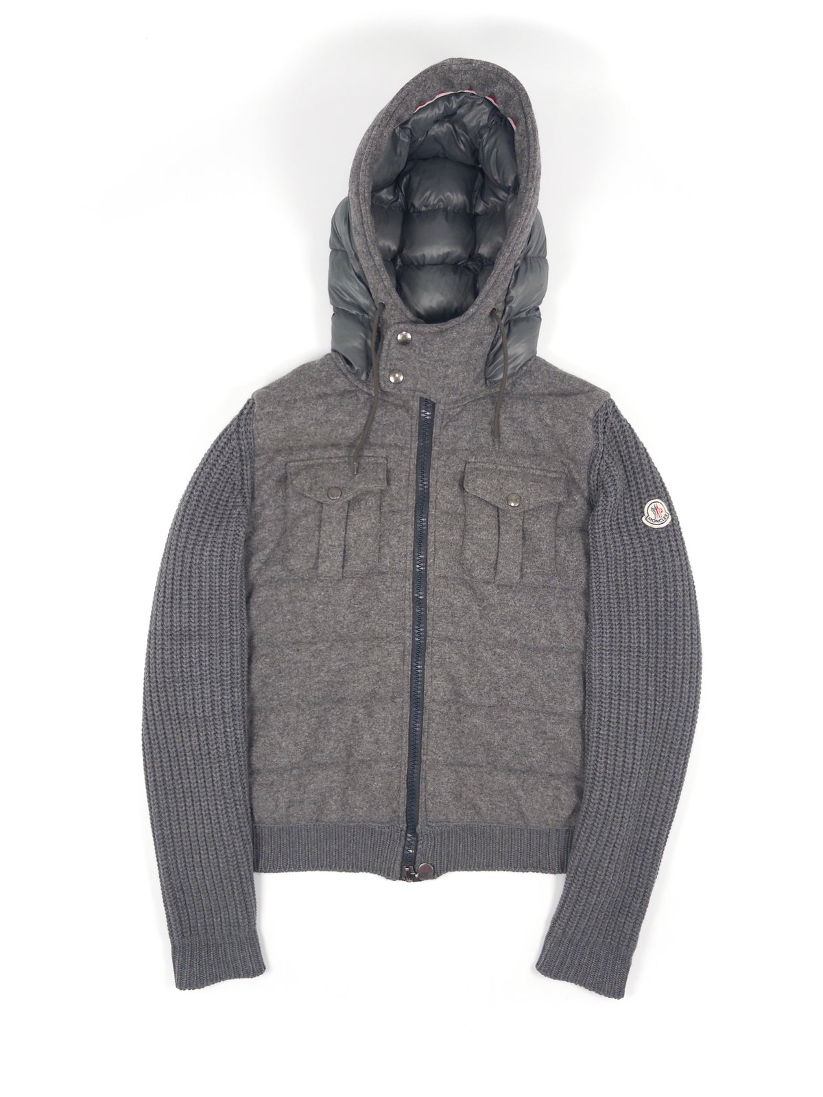 Moncler Wool Down Cardigan