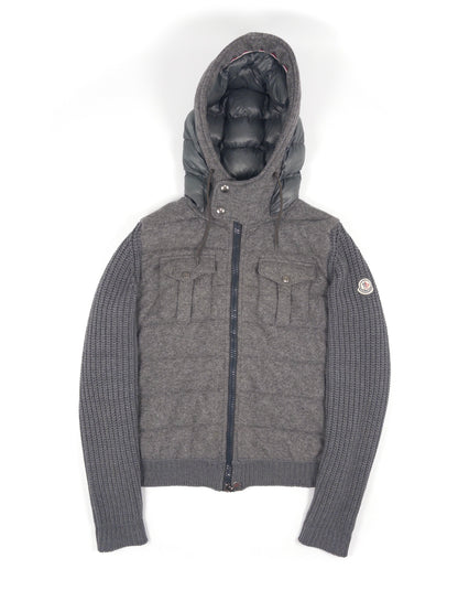 Moncler Wool Down Cardigan
