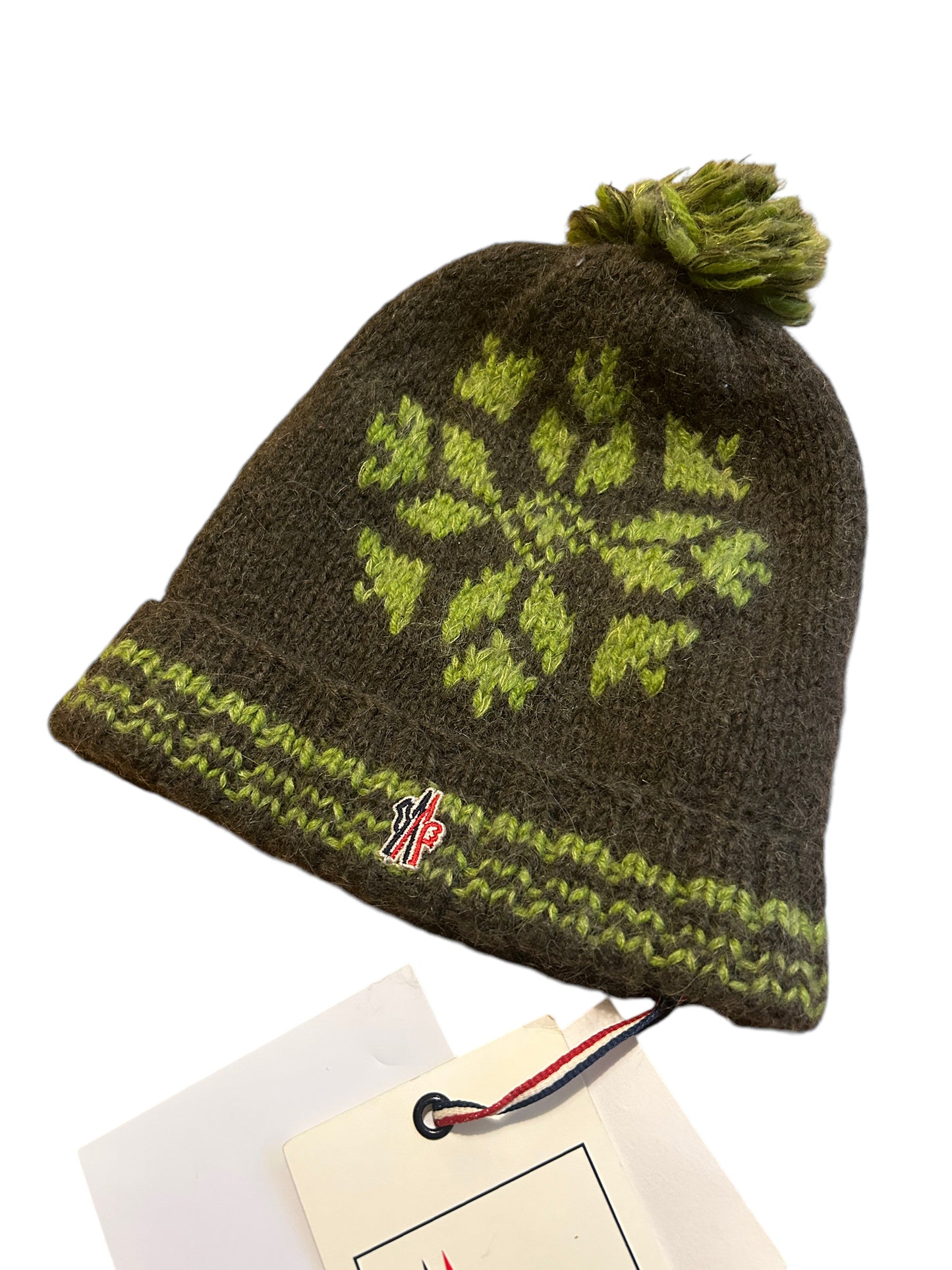 Moncler Grenoble Green Beanie