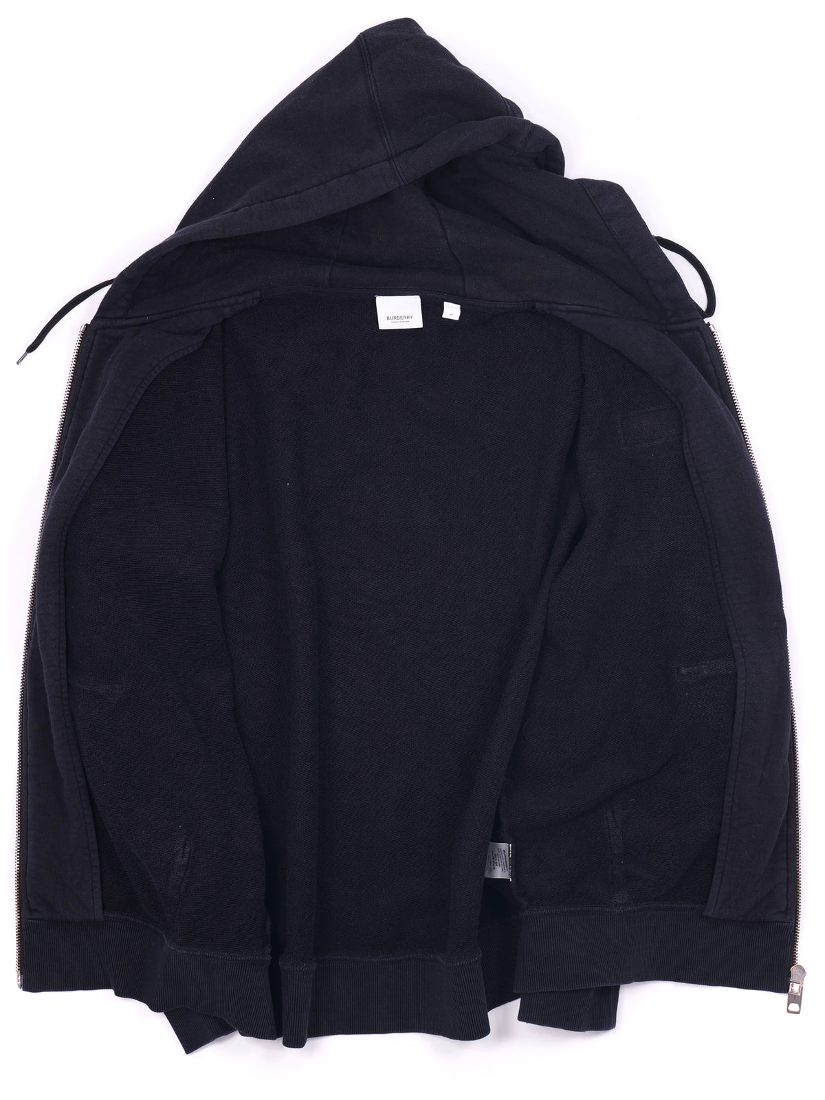 Burberry Black zip-up Hoodie