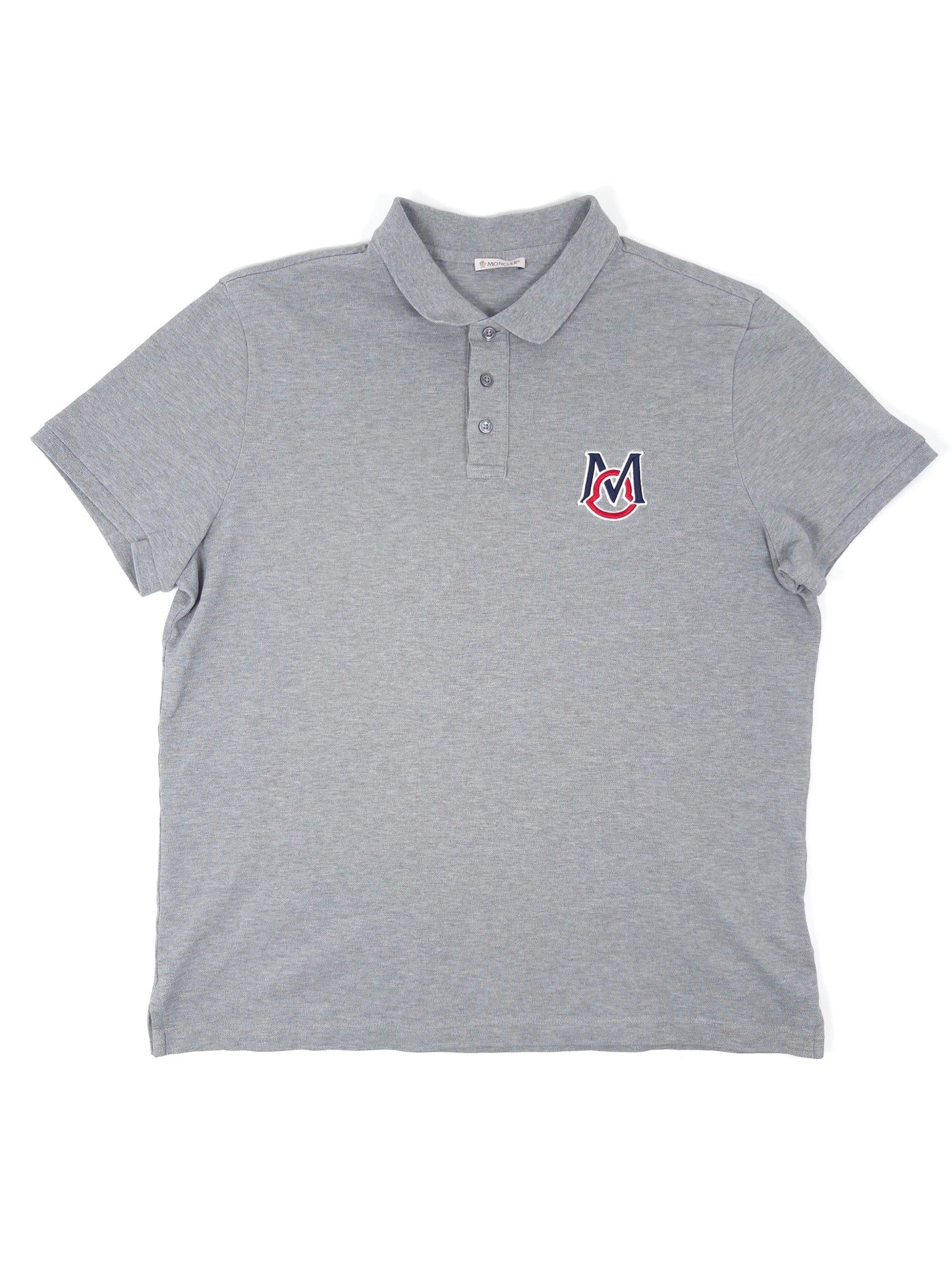 Moncler Polo with embroidered logo (XXL fits XL)