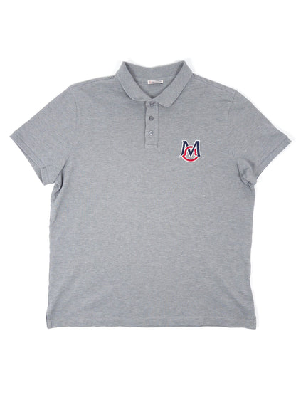 Moncler Polo with embroidered logo (XXL fits XL)
